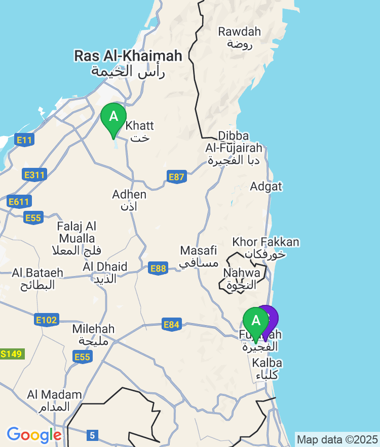 Fujairah Available Airport Options